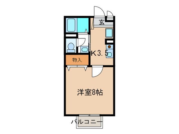 ヴィレッジタカミド－Ａの物件間取画像